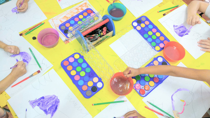 Clases de pintura para niños