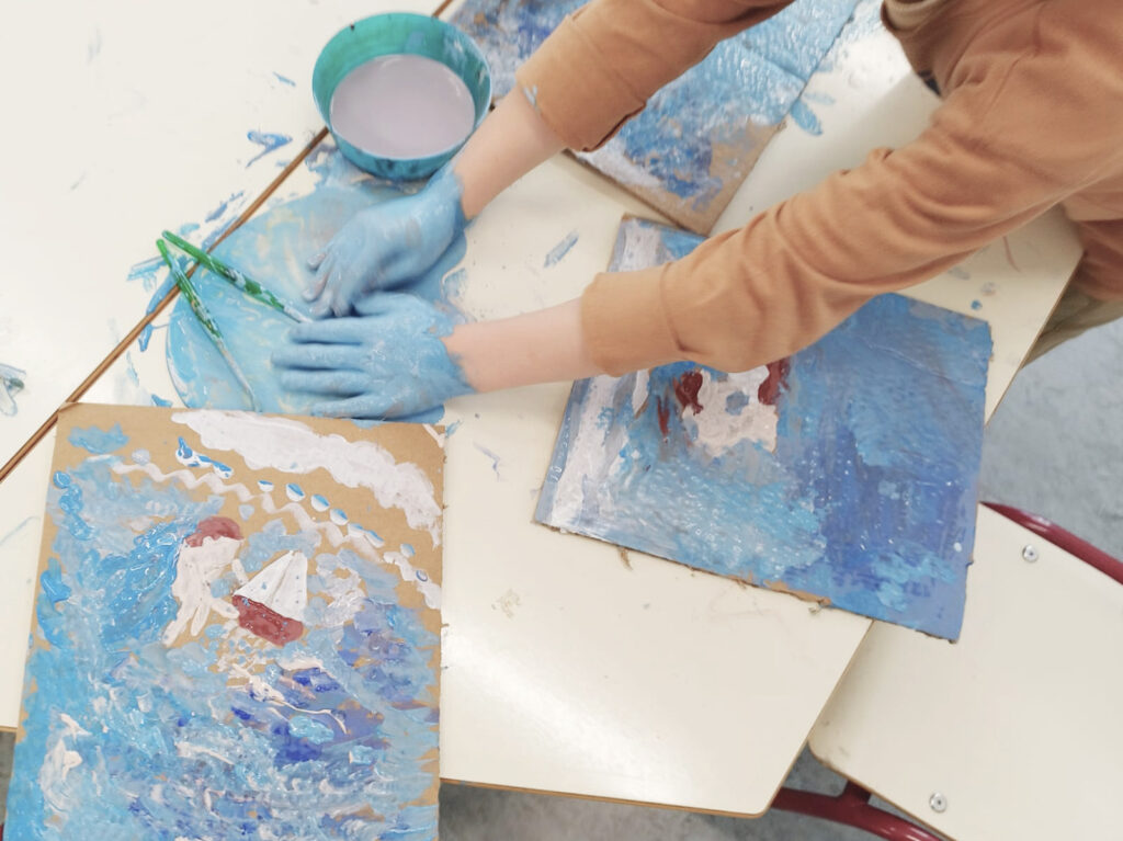 clases extraescolares de pintura